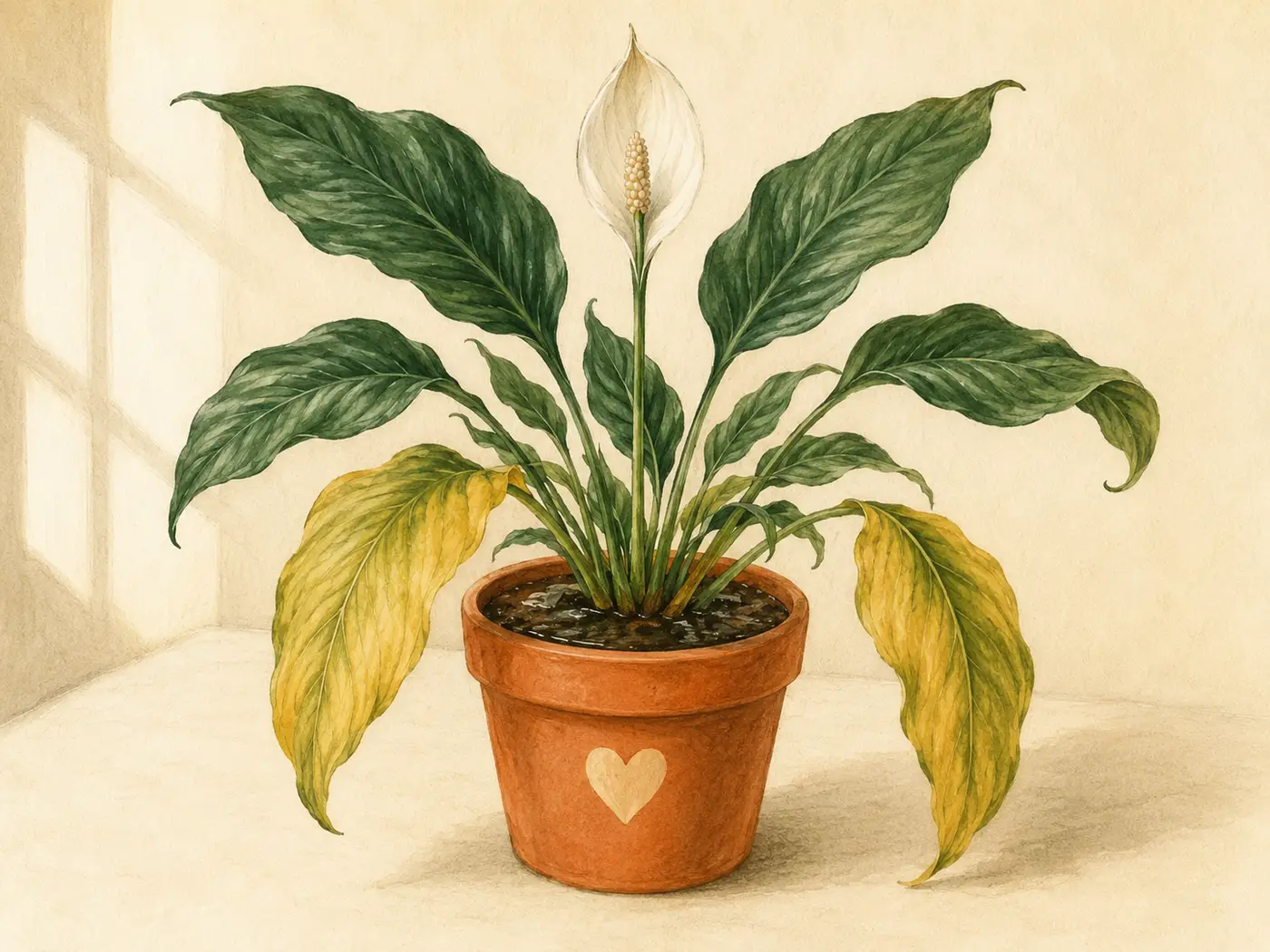 Yellow Leaves on Peace Lily | Peace Lily Care